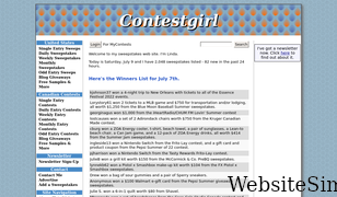 contestgirl.com Screenshot