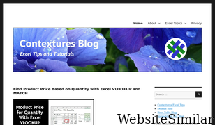 contexturesblog.com Screenshot