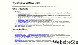 continuouswave.com Screenshot