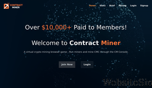 contract-miner.com Screenshot