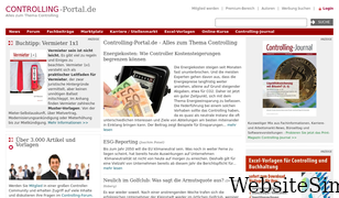 controllingportal.de Screenshot