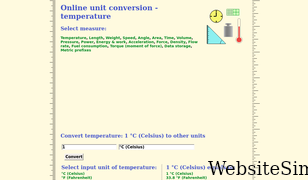 convert-units.info Screenshot