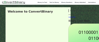 convertbinary.com Screenshot
