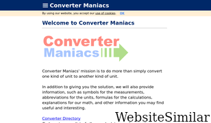 convertermaniacs.com Screenshot