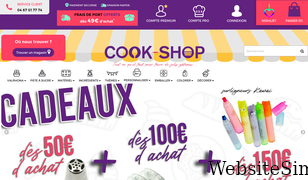 cook-shop.fr Screenshot