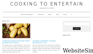cookingtoentertain.com Screenshot