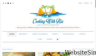 cookingwithria.com Screenshot