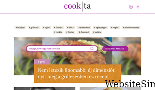 cookta.hu Screenshot