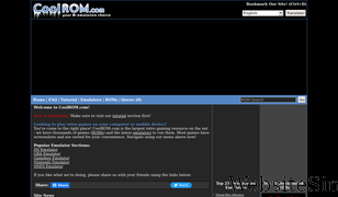 coolrom.com.au Screenshot
