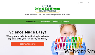 coolscienceexperimentshq.com Screenshot