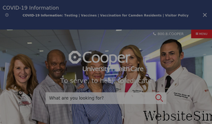 cooperhealth.org Screenshot