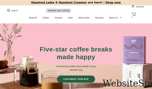 coppercowcoffee.com Screenshot