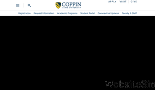 coppin.edu Screenshot