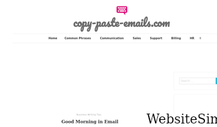 copy-paste-emails.com Screenshot