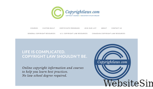 copyrightlaws.com Screenshot