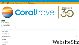 coraltravel.pl Screenshot