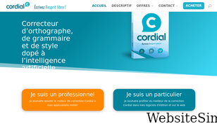cordial.fr Screenshot