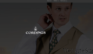 cordings.co.uk Screenshot