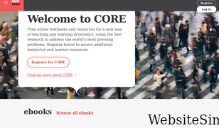 core-econ.org Screenshot