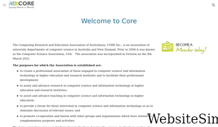 core.edu.au Screenshot