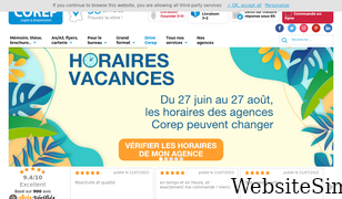 corep.fr Screenshot