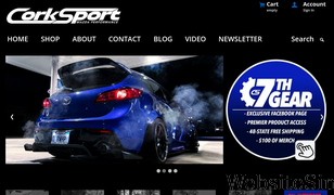 corksport.com Screenshot