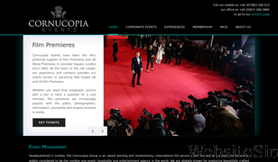 cornucopia-events.co.uk Screenshot