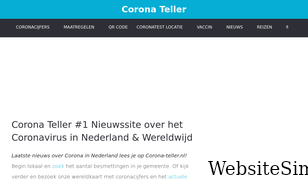 corona-teller.nl Screenshot