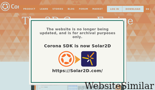 coronalabs.com Screenshot