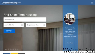 corporatehousing.com Screenshot