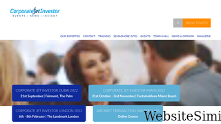 corporatejetinvestor.com Screenshot