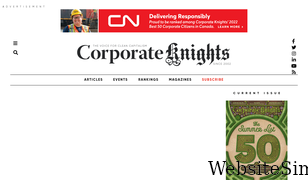 corporateknights.com Screenshot