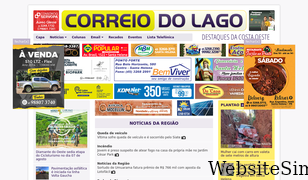 correiodolago.com.br Screenshot