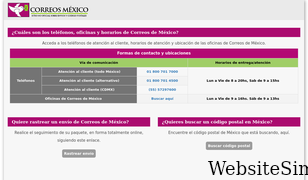 correosmexico.com.mx Screenshot