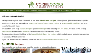 corriecooks.com Screenshot