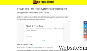 corrupt-a-file.net Screenshot