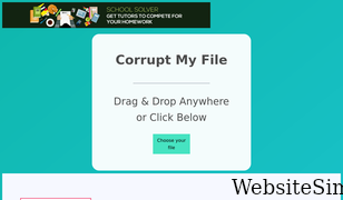 corruptmyfile.com Screenshot