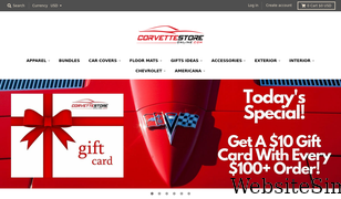 corvettestoreonline.com Screenshot