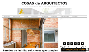 cosasdearquitectos.com Screenshot