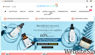 cosme-de.com Screenshot