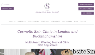 cosmeticskinclinic.com Screenshot