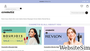cosmetis.com.br Screenshot