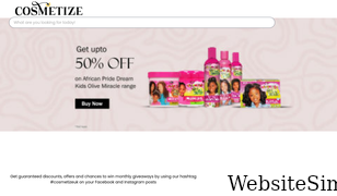 cosmetize.com Screenshot