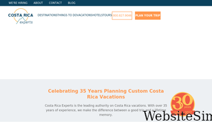 costaricaexperts.com Screenshot
