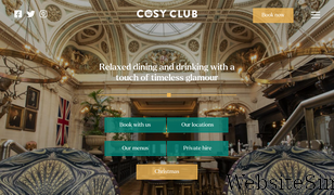 cosyclub.co.uk Screenshot