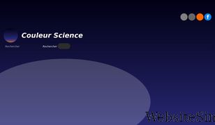 couleur-science.eu Screenshot