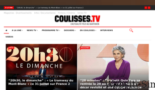 coulisses-tv.fr Screenshot