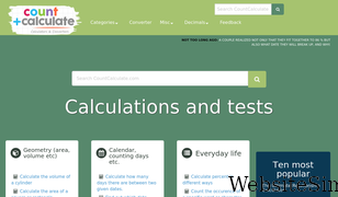 countcalculate.com Screenshot
