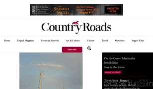 countryroadsmagazine.com Screenshot