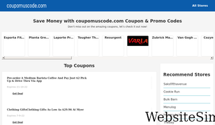 coupomuscode.com Screenshot